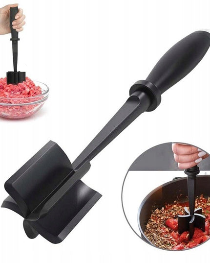 Tocator de Carne Manual, cu Lama pentru Tocarea si Amestecarea Carnii,cu 5 Lame Curbate, Rezistent la Caldura, Multifunctional, Plastic Rezistent