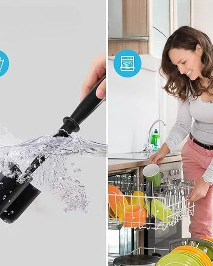 Tocator de Carne Manual, cu Lama pentru Tocarea si Amestecarea Carnii,cu 5 Lame Curbate, Rezistent la Caldura, Multifunctional, Plastic Rezistent