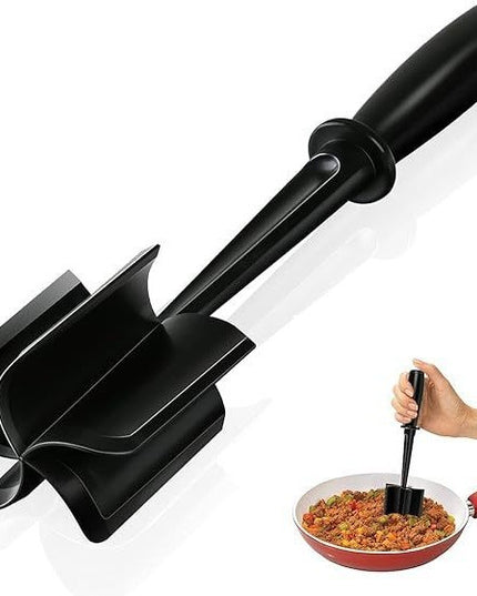 Tocator de Carne Manual, cu Lama pentru Tocarea si Amestecarea Carnii,cu 5 Lame Curbate, Rezistent la Caldura, Multifunctional, Plastic Rezistent