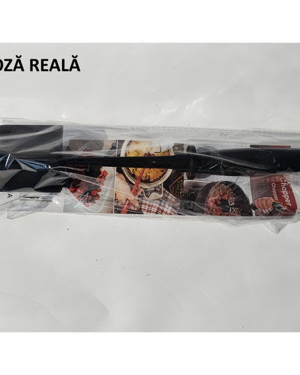 Tocator de Carne Manual, cu Lama pentru Tocarea si Amestecarea Carnii,cu 5 Lame Curbate, Rezistent la Caldura, Multifunctional, Plastic Rezistent