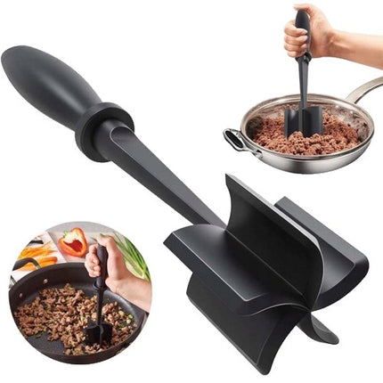 Tocator de Carne Manual, cu Lama pentru Tocarea si Amestecarea Carnii,cu 5 Lame Curbate, Rezistent la Caldura, Multifunctional, Plastic Rezistent