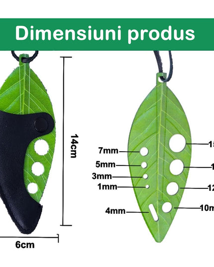 Tocator manual pentru ierburi instrument de curatat frunze, tocator, margini ascutie, 9 gauri de diferite dimensiuni, multifunctional, material otel inoxidabil, rezistent la rugina