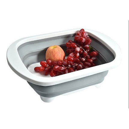 Tocator Multifunctional, 1, cu Cos pentru Spalat si Scurgere Alimente, 480 g, Pliabila