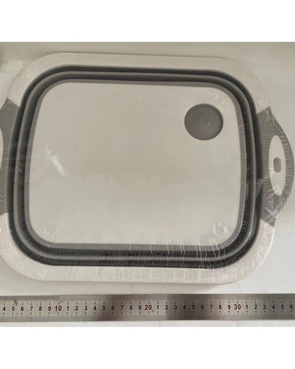 Tocator Multifunctional, 1, cu Cos pentru Spalat si Scurgere Alimente, 480 g, Pliabila