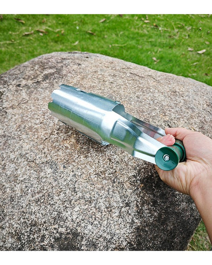 Transplantator Agricol Cilindric, din Otel si Plastic, Diametru, cu Maner Flexibil,