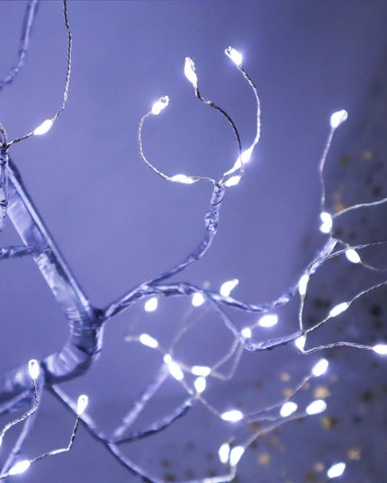 Lampa de veghe LED cu baterii si USB, Model Copac din cupru