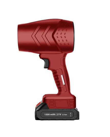 Suflanta de Aer Multifunctionala Portabila, Incarcare Auto, pentru Gratar, Masina, Indepartare Frunze si Praf, 1500 mAh, Viteta de Rotatie 25000 RPM, 2 Baterii de Li si Incarcator, Visiniu