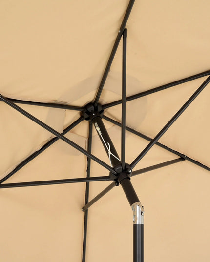 Umbrela rotunda de soare pentru terasa, diametru , inclinare, manivela
