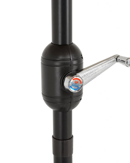 Umbrela rotunda de soare pentru terasa, diametru , inclinare, manivela