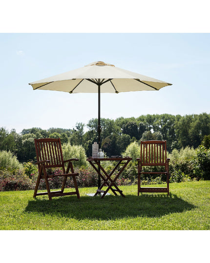 Umbrela rotunda de soare pentru terasa, diametru , inclinare, manivela