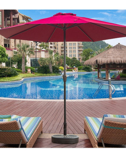 Umbrela rotunda de soare pentru terasa, diametru , manivela