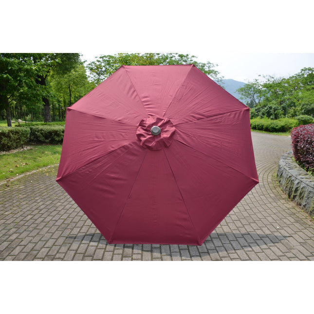 Umbrela rotunda de soare pentru terasa, diametru , manivela