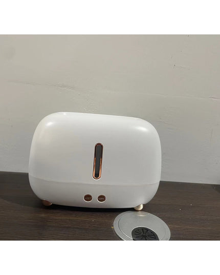 Umidificator de tip flacara, cu aromaterapie, 7 culori, 250 ml