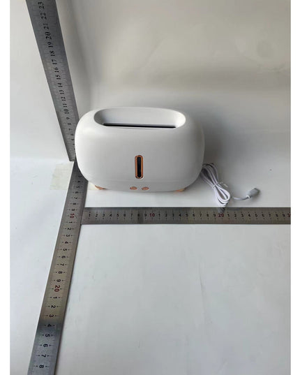 Umidificator de tip flacara, cu aromaterapie, 7 culori, 250 ml