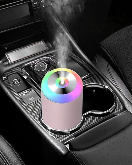 Umidificator, H2O, cu Difuzor de Aroma, Lumina de Noapte LED in 7 Culori, Zgomot Redus,350mL, Culoare