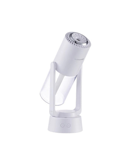 Umidificator si Purificator aer ultrasonic portabil, rezervor 200ml, cu ioni negativi, LED 7 culori, rotatie 360 grade