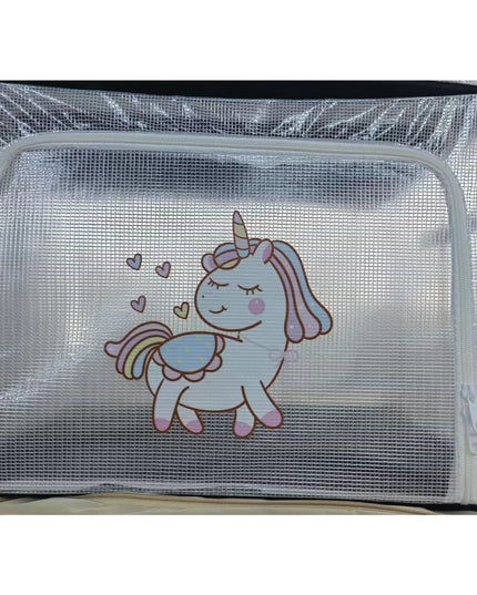 de Depozitare, pentru Camera Copiilor, 66L, din PVC, Model Unicorn,