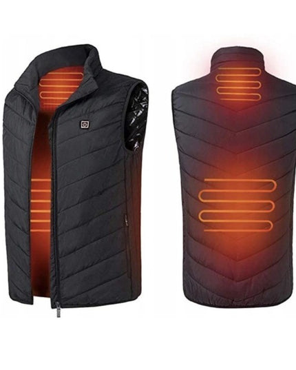 Vesta Inteligenta Incalzita, Unisex, 2 Zone de Incalzire, Umplutura Bumbac, 3 Trepte de Temperatura, Incarcare USB