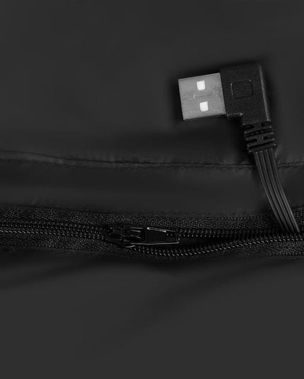 Vesta Inteligenta Incalzita, Unisex, 2 Zone de Incalzire, Umplutura Bumbac, 3 Trepte de Temperatura, Incarcare USB