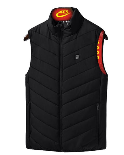 Vesta Inteligenta Incalzita, Unisex, 2 Zone de Incalzire, Umplutura Bumbac, 3 Trepte de Temperatura, Incarcare USB