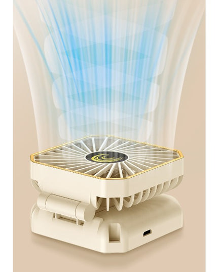 Ventilator Portabil, de Gat, de Birou, Suport Telefon,Incarcare USB, din ABS, 3 Viteze