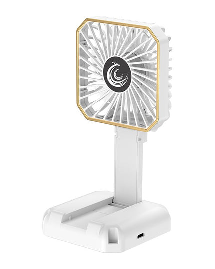 Ventilator Portabil, de Gat, de Birou, Suport Telefon,Incarcare USB, din ABS, 3 Viteze