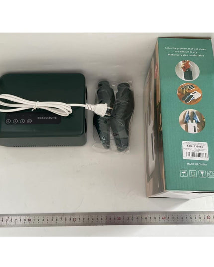 Uscator de Pantofi, Functie de Uscare, Dezinfectie, Dezodorizare, Montaj pe Perete fara Perforare, din PVC, Silentios, Timer