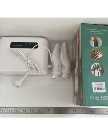 Uscator de Pantofi, Functie de Uscare, Dezinfectie, Dezodorizare, Montaj pe Perete fara Perforare, din PVC, Silentios, Timer