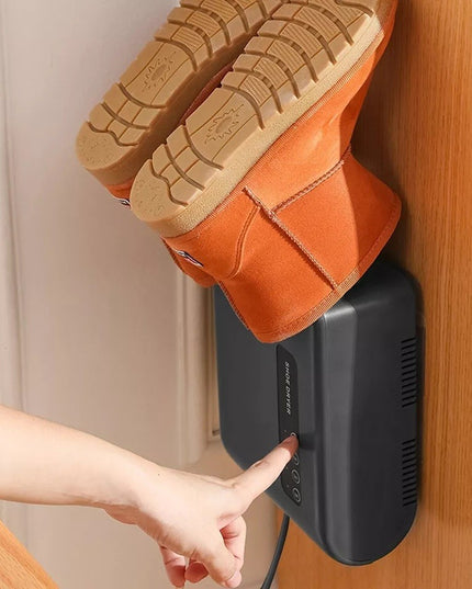Uscator de Pantofi, Functie de Uscare, Dezinfectie, Dezodorizare, Montaj pe Perete fara Perforare, din PVC, Silentios, Timer