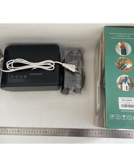 Uscator de Pantofi, Functie de Uscare, Dezinfectie, Dezodorizare, Montaj pe Perete fara Perforare, din PVC, Silentios, Timer