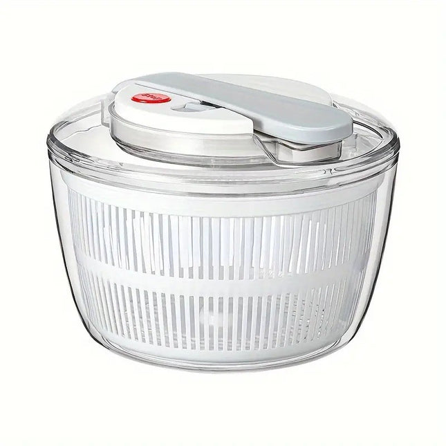 Uscator Manual pentru Salata si Verdeturi, Plastic, 20x20x25 cm, Capacitate 5L