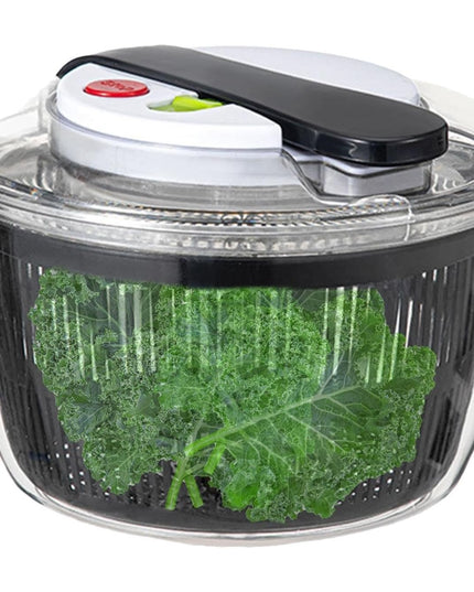 Uscator Manual pentru Salata si Verdeturi, Plastic, 20x20x25 cm, Capacitate 5L