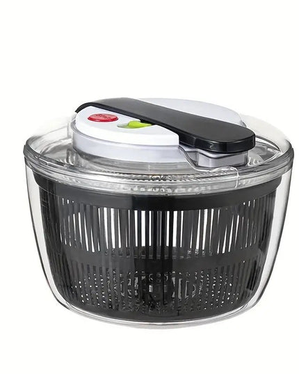 Uscator Manual pentru Salata si Verdeturi, Plastic, 20x20x25 cm, Capacitate 5L