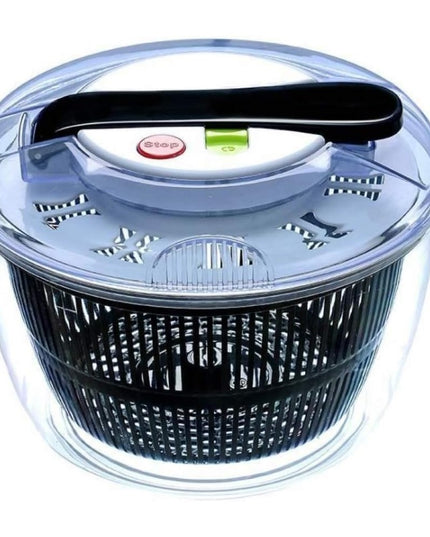 Uscator Manual pentru Salata si Verdeturi, Plastic, 20x20x25 cm, Capacitate 5L