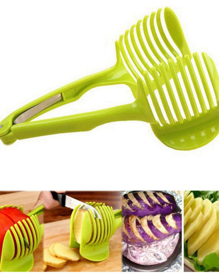 Ustenisla de bucatarie tip cleste pentru feliat fructe si legume material ABS