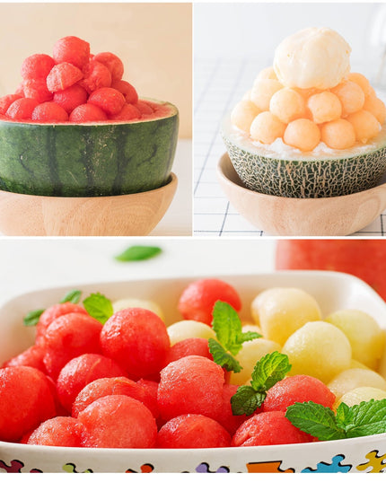 Ustensila bucatarie 1 pentru taiat si decorat fructe material inox si plastic, compact