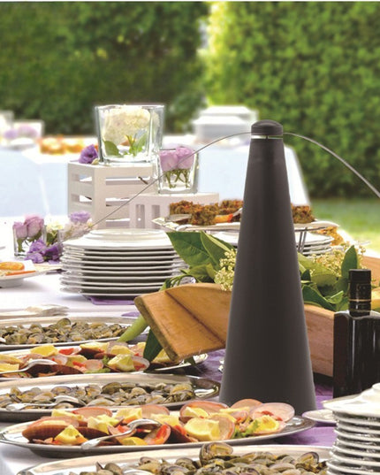 Ventilator Exterior, Repelent pentru Muste/Tantari, Cablu USB, Slot Baterii