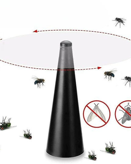 Ventilator Exterior, Repelent pentru Muste/Tantari, Cablu USB, Slot Baterii