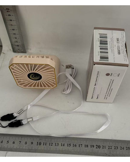 Ventilator Portabil, de Gat, de Birou, Suport Telefon,Incarcare USB, din ABS, 3 Viteze