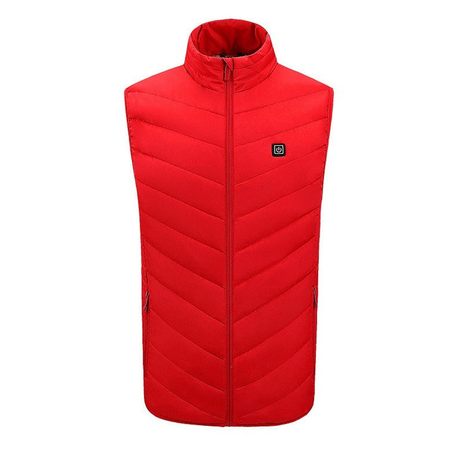 Vesta cu Incalzire, Unisex, 2 Zone de Incalzire, Umplutura Bumbac, 3 Trepte de Temperatura, Incarcare USB