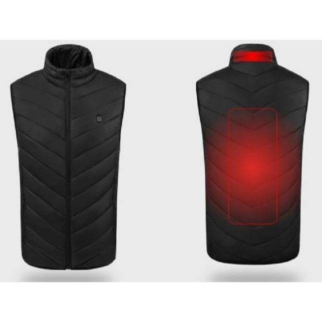 Vesta Inteligenta Incalzita, Unisex, 2 Zone de Incalzire, Umplutura Bumbac, 3 Trepte de Temperatura, Incarcare USB