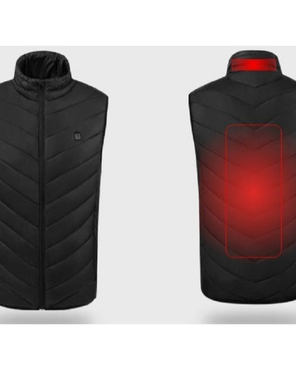 Vesta Inteligenta Incalzita, Unisex, 2 Zone de Incalzire, Umplutura Bumbac, 3 Trepte de Temperatura, Incarcare USB