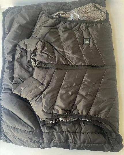 Vesta Inteligenta Incalzita, Unisex, 2 Zone de Incalzire, Umplutura Bumbac, 3 Trepte de Temperatura, Incarcare USB