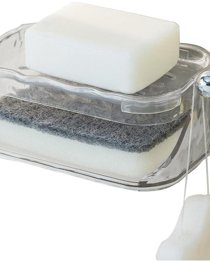 Savoniera Dubla, 2 Straturi, Instalare fara Perforare, Agatatoare Burete