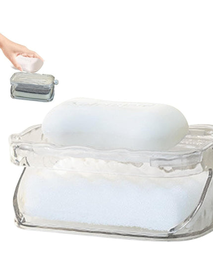 Savoniera Dubla, 2 Straturi, Instalare fara Perforare, Agatatoare Burete