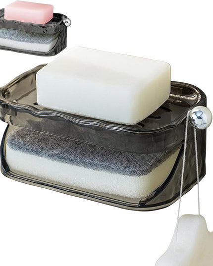 Savoniera Dubla, 2 Straturi, Instalare fara Perforare, Agatatoare Burete