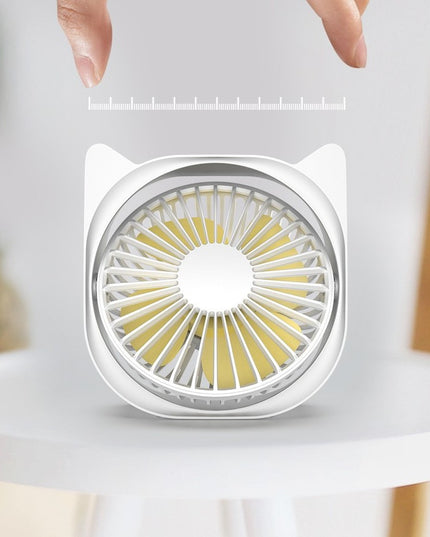 Mini ventilator pentru birou cu usb, rotire 360 grade, 3 viteze