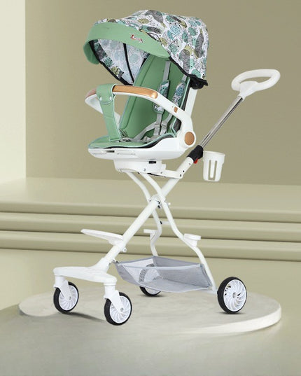 Carucior Sport 3in1, 6-36 Luni, Reversibil, Pliabil, Tavita pentru Masa, Pozitie de Somn, Centura de Siguranta, Roti 360, Suport Pahar, Copertina pentru Soare