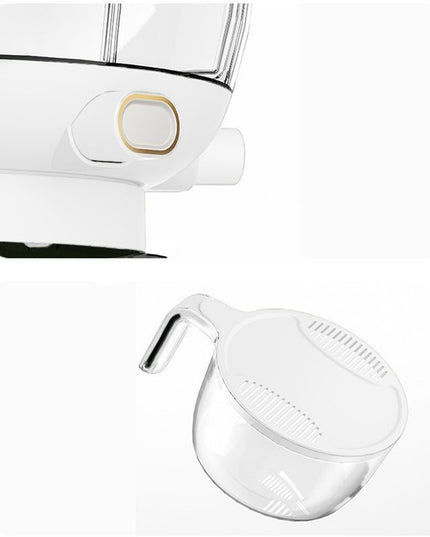 Dozator etajat de cereale rotativ 360, 6 compartimente, capacitate 10L, cofrag special pentru oua, vas pentru scurgerea cerealelor