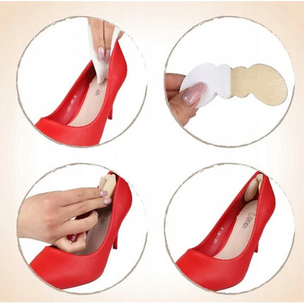 2 Branturi cu Pernute pentru Calcai, Suport Interior pentru Incaltaminte, Marime Universala, Aderent pe Piele